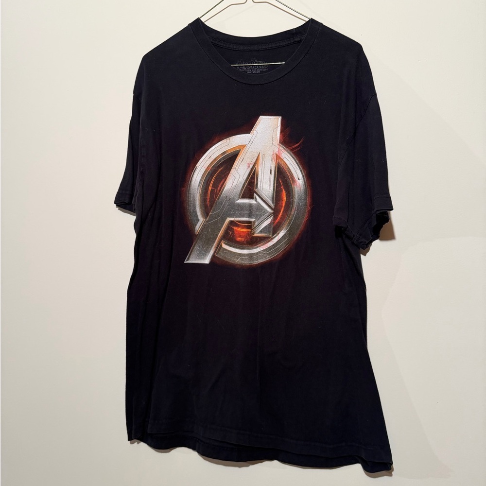 Vintage Black Avengers T-Shirt Size L